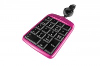 Teclado Numérico con Cable Retráctil